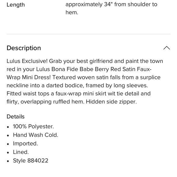 Lulu’s satin dress - Picture 11 of 11